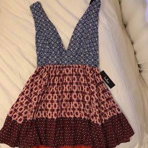 Lulu’s Summer dress with lace up back